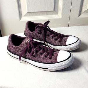 Women's Purple Converse Madison All Stars Size 7